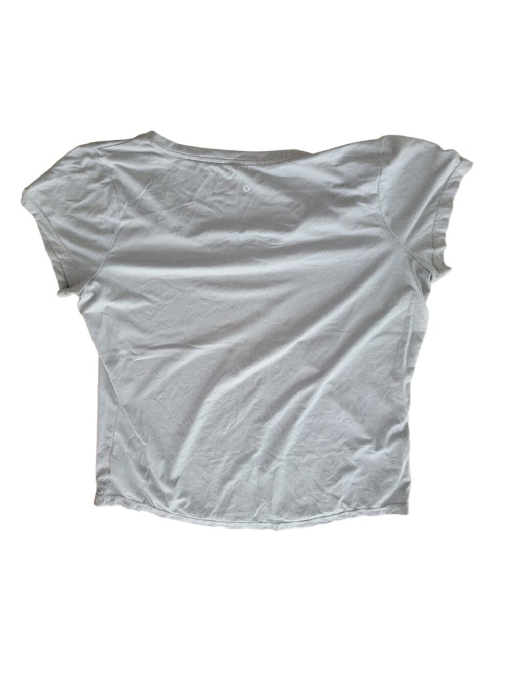 Xersion V Neck Short Sleeve Pale Gray T Shirt - Picture 3 of 8